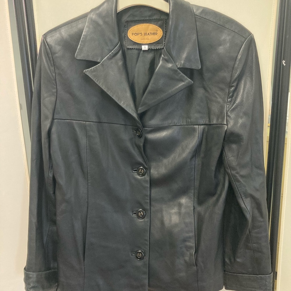 Black Pop’s Leather Jacket